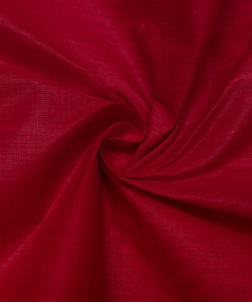 Maroon Colour Plain Cotton Lining Fabric